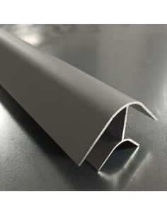 Perfil 90º R. Corto - Anodizado Plata 2