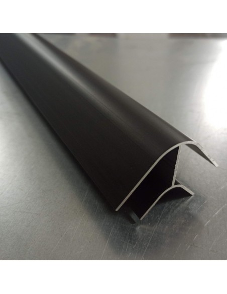 Perfil 90º R. Corto - Anodizado NEGRO